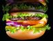 burger vendt på hovedet