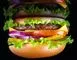burger vendt på hovedet