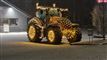 billede af traktor i sne