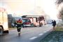 billede af brandbil med røg i baggrunden