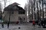 nedskudt drone undersøges i Ukraine
