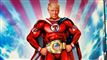 donald trump klædt som superhelt