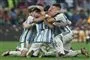 argentinske spillere jubler