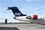 sas fly holder på jorden