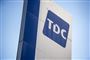 skilt med TDC-logo