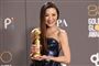 Skuespiller Michelle Yeoh med den gyldne statuette