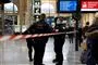 Politifolk og afspærring på Gare Du Nord