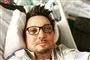 indbundet hoved i hospitalsseng
