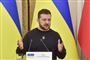Volodymyr Zelensky på talerstol