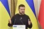 Volodymyr Zelensky på talerstol