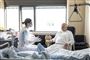 en patient i en seng