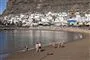 folk på en strand