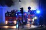 Flere brandbiler og en masse røg