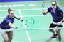 to badmintonspillere