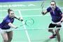 to badmintonspillere