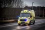 En ambulance med udrykning