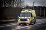 En ambulance med udrykning
