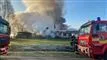 brand og meget røg