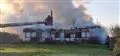 brand og meget røg