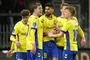 Brøndby spillere fejrer et mål