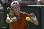 tennisspiller i aktion