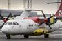 Det bliver selskabet Danish Air Transport (DAT), som skal stå for flyvningerne mellem de to lufthavne. Det gjorde DAT også, før lufthavnen lukkede for passagerafgange i december 2022. (Arkivfoto).