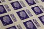 et frimærke ark