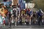 en masse cykelryttere
