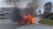 brand i bil