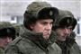en tydeligt utilfreds russisk soldat