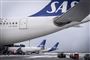 sas-fly holder i lufthavn