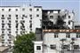 bygning i beijing efter brand