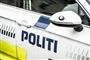 Siden af en politibil 