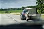 bil med trailer 