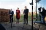 Mette Frederiksen, Lars Løkke Rasmussen og Troels Lund Poulsen på et pressemøde