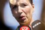Mette Frederiksen bliver interviewet til DR