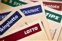 lotto og oddsetkuponer i bunke