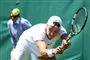 en tennisspiller i aktion