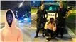 billeder af Lil Nas X og politiet