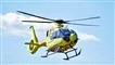 Lægehelikopter i luften