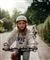 Teenager på cykel