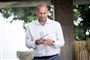 Søren Pape Poulsen taler udenfor om sommeren