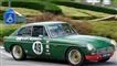 en veteranracer i fuld fart