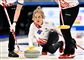 Curling-spiller på banen