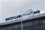 Skilt ved Midtjyllands Lufthavn