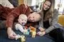 Christian Degn med sin familie