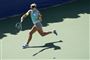 en tennisspiller i aktion