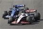 F1-biler på en bane