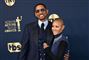 Will og Jada Smith ved ankomst til et show.