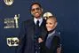 Will og Jada Smith ved ankomst til et show.